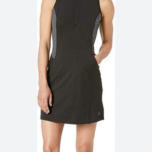 Adidas Black Mini Dress with Gray Panels
